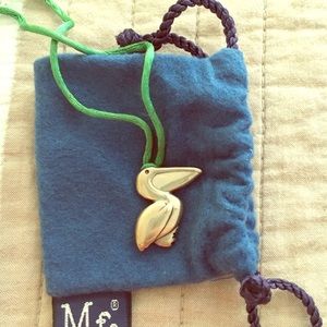 Mignon Faget Sterling Pelican Pendant/Charm